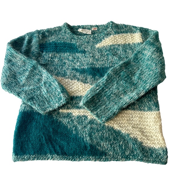 Vintage Wool Blend Conspiracy Sweater Size Medium Gorgeous Knit Pattern Korea - Picture 3 of 16